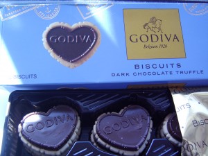 Godiva Biscuits - Dark Chocolate Truffles