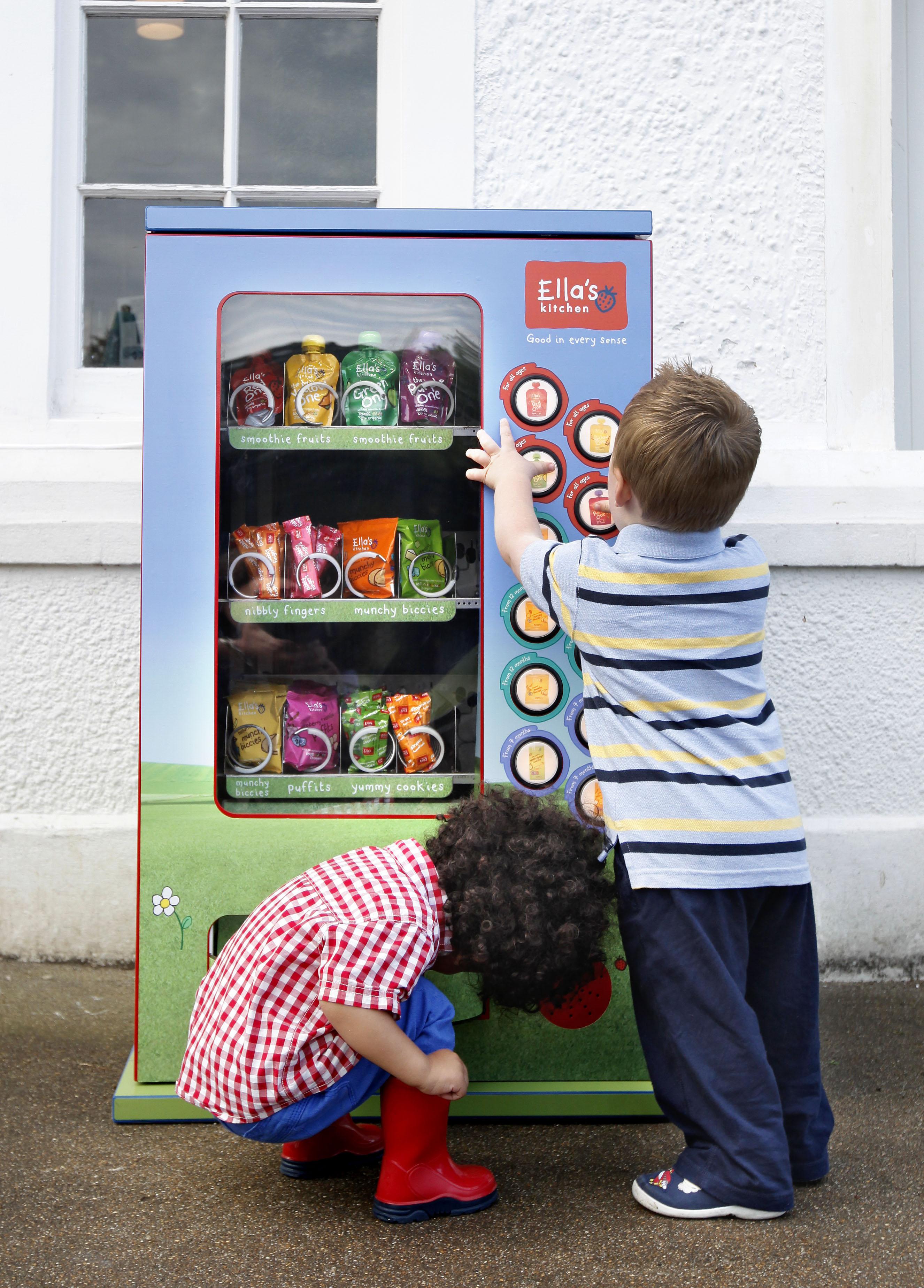 MINI MUNCH - World’s first baby vending machine for healthy snacks on